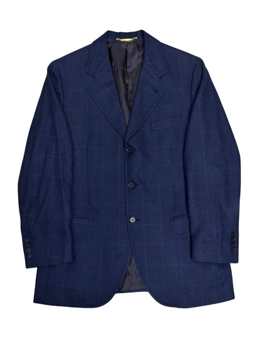DOLCE & GABBANA SILK & WOOL Blazer Jacket $4,000 Blue Sport Coat Mens 40R